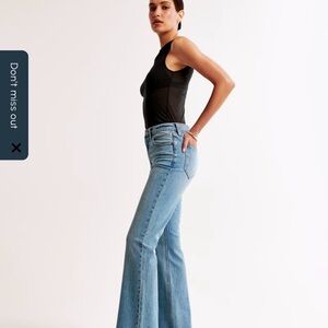 Abercrombie & Fitch Light Blue Flare Jeans